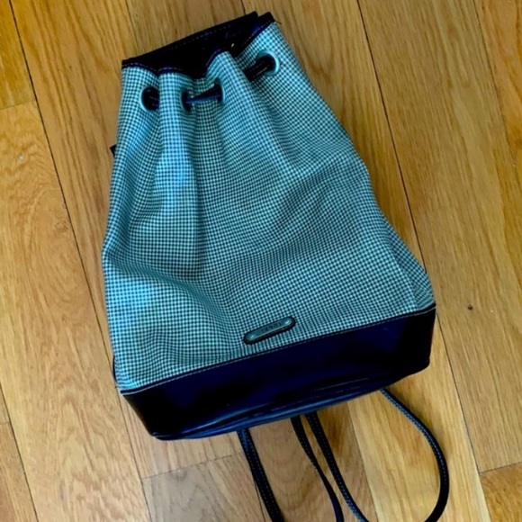 Esprit Houndstooth Drawstring Backpack - Picture 3 of 7